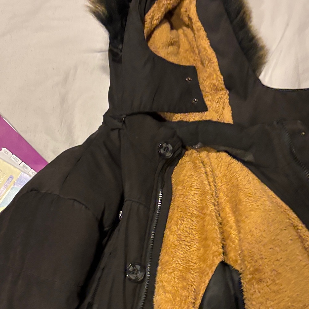 The Classic Black and Tan Hooded Windbreaker